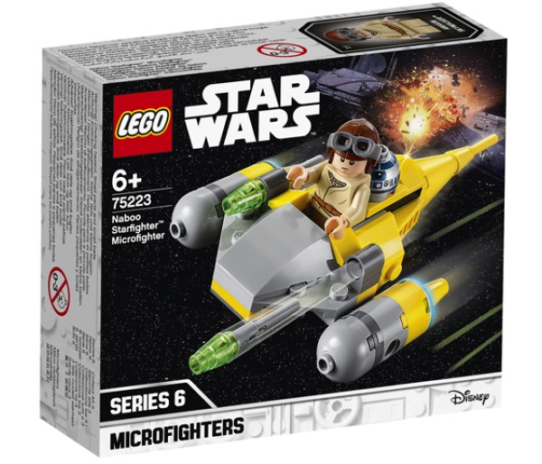 LEGO Star Wars, Naboo Starfighter Microfighter, 75223, 6+
