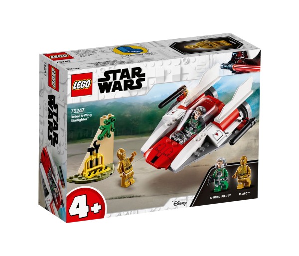LEGO Star Wars, Rebel A-Wing Starfighter, 75247, 4+