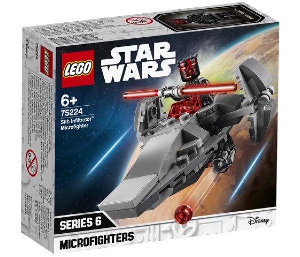 LEGO Star Wars, Sith Infiltrator microfighter, 75224, 6+