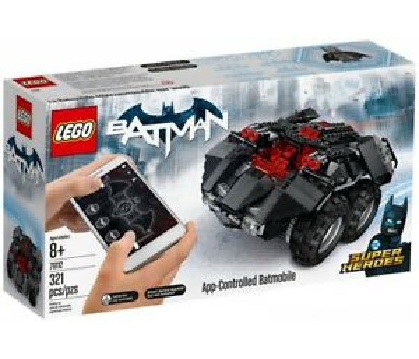 Lego Super Heroes, Batmobil controlat de aplicatie, 76112, 8+