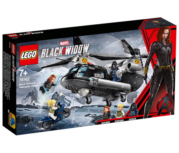 Lego Super Heroes, Black Widow: Urmarirea cu elicopterul, 76162, 7 ani+