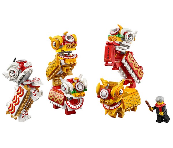 Lego Targ de Anul Nou Chinezesc, Dansul Leilor, 80104, 8 ani+