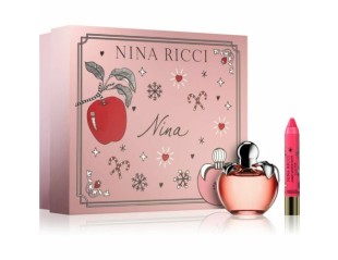 Les Belles De Nina, Femei, Set: Nina, Apa de toaleta, 80 ml + Jumbo Lipstick Matte, Ruj, Fancy Pink, 2.5 g 3137370346883