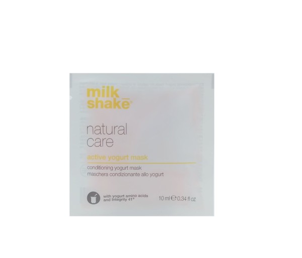 Masca pentru par Milk Shake Natural Care Active Yogurt, 10 ml