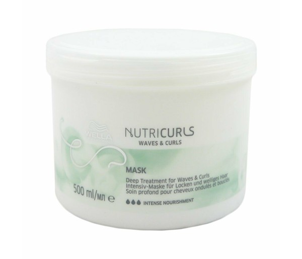 Masca pentru par Wella Professionals NutriCurls Waves & Curls, 500 ml