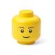 Mini cutie depozitare cap minifigurina LEGO baiat, 40331724, 4+ ani