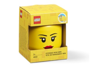 Mini cutie depozitare cap minifigurina LEGO baiat, 40331725, 4+ ani 5711938033538
