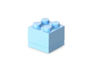 Mini cutie depozitare LEGO 2x2 albastru deschis, 40111736, 4+ ani 40111736