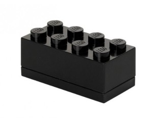 Mini cutie depozitare LEGO 2x4 negru 5706773401239