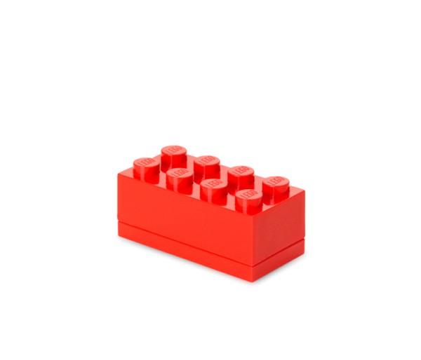 Mini cutie depozitare LEGO 2x4 rosu, 40121730, 4+ ani
