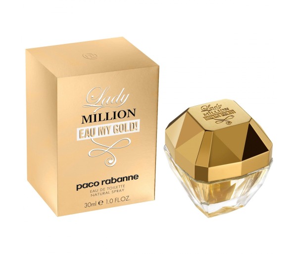Lady Million Eau My Gold, Femei, Apa de toaleta, 30 ml