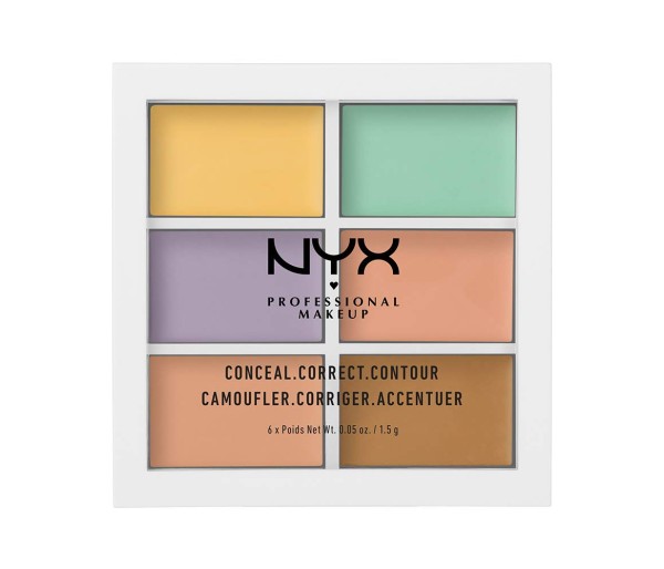 Paleta corectoare NYX Professional Makeup Conceal, Correct, Contour
