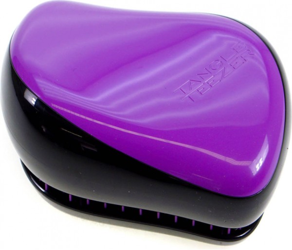 Perie pentru par Tangle Teezer Compact Styler Black Violet