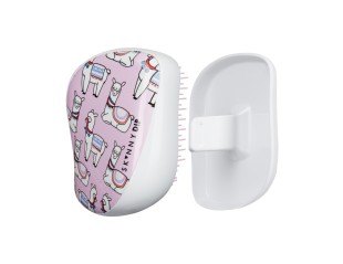 Perie pentru par Tangle Teezer Compact Styler Smooth & Shine Limited Editions Skinny Dip Lovely Llama 5060173379797