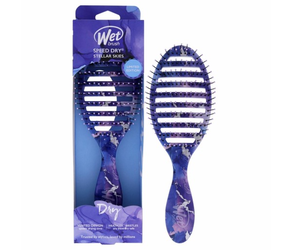 Perie pentru par Wet Brush Speed Dry Professional Violet Skies