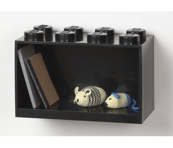 Raft Caramida LEGO 2x4 - Negru, 3+ ani