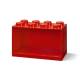 Raft Caramida LEGO 2x4 - Rosu, 3+ ani