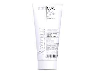 Crema pentru par semipermanenta Raywell Anti Curl Straightening Smooth Effect, Par cret/rebel, 200 ml 8032618830047
