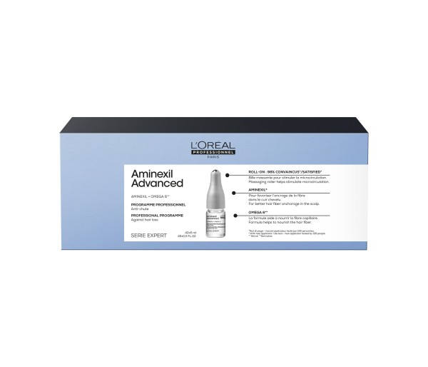Tratament pentru par L`Oreal Professionnel Serie Expert Aminexil Advanced, Par cu tendinta de cadere, 42x6 ml