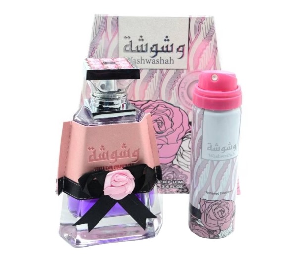 Washwashah, Femei, Set: Apa de parfum 100 ml + Deodorant spray 50 ml
