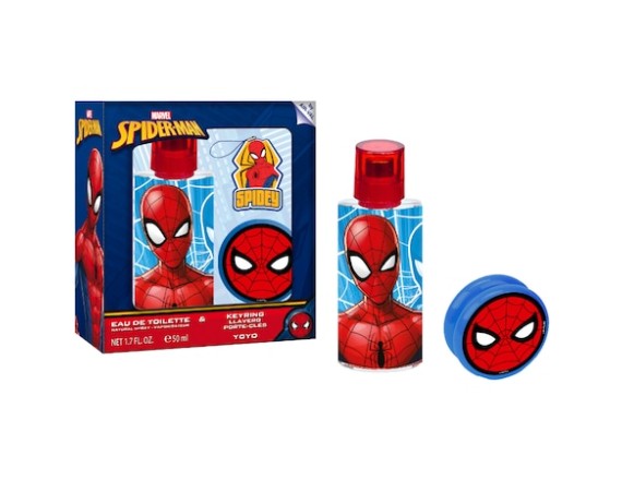 Set Marvel, Spiderman, Copii: Apa de Toaleta, 50 ml + Yoyo + Breloc 8411114078793