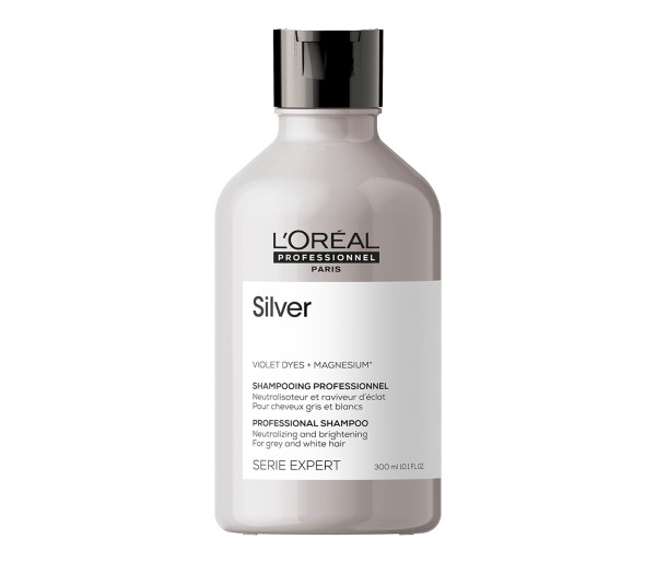 L`Oreal Professionnel Serie Expert Silver Shampoo, Sampon neutralizator, 300 ml