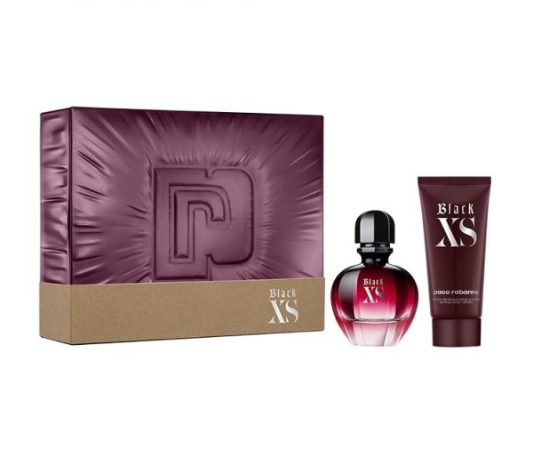 Black XS for Her, Femei, Set: Apa de parfum 50 ml + Lotiune de corp 75 ml