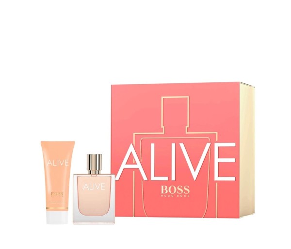 Alive, Femei, Set: Apa de parfum 80 ml + Lotiune de corp 75 ml