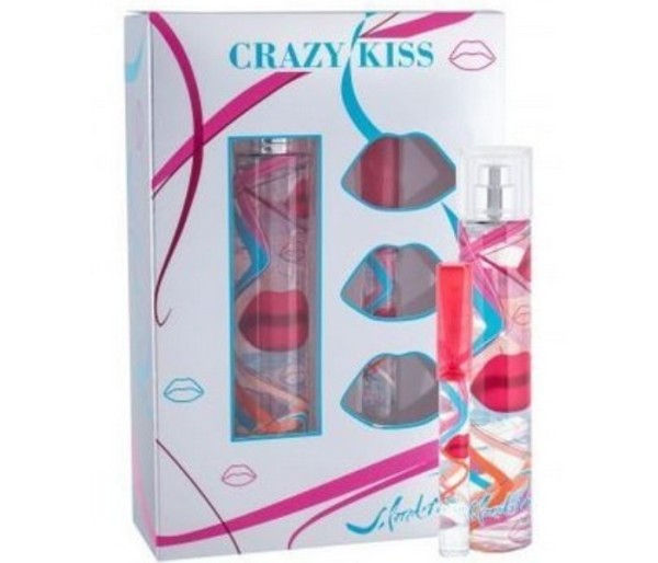 Crazy Kiss, Femei, Set cadou: Apa de toaleta 50 ml + Spray stilou 8 ml