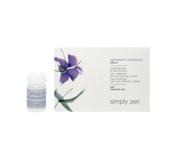 Ser pentru par si scalp Simply Zen Age Benefit & Moisturizing, 12x5 ml