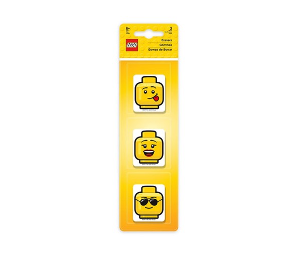 Set 3 radiere LEGO Iconic, 51142