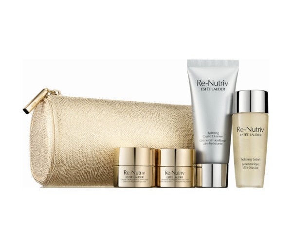 Re-Nutriv Deluxe Set: Hydrating Creme Cleanser 30 ml + Ultimate Lift Regenerating Youth Creme 7 ml+ Ultimate Lift Regenerating Youth Eye Creme 7 ml + Softening Lotion 30 ml