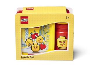 Set pentru pranz LEGO Iconic rosu-galben, 40581725, 4+ ani 5711938030452