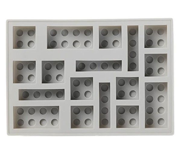 Tava cuburi de gheata LEGO - Gri, 5+ ani