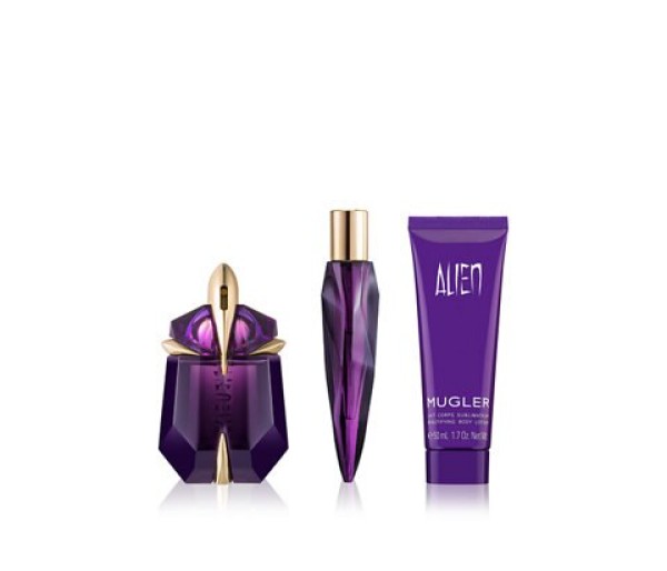 Alien, Femei, Set: Apa de parfum 30 ml + Lotiune de corp 50 ml + Apa de parfum 10 ml
