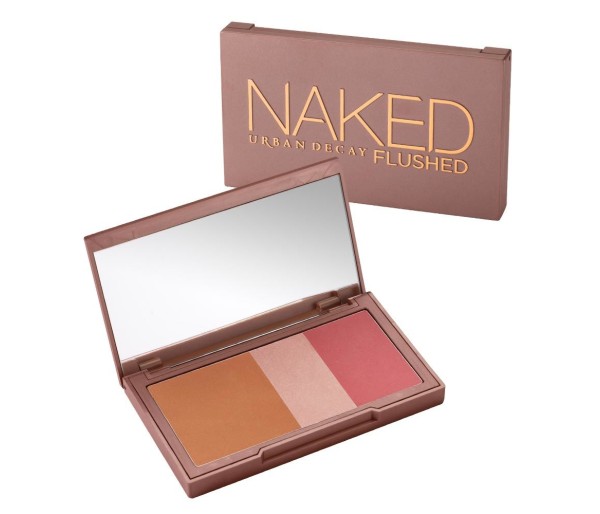 Naked Flushed Nooner, Paleta pentru contur: Bronzer, Highlighter & Blush 