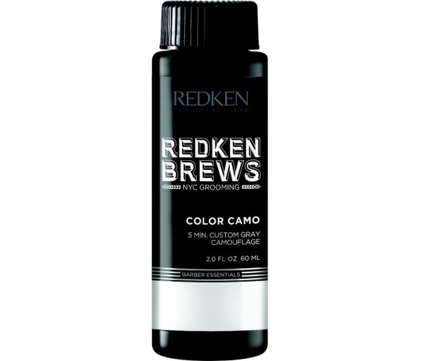 Vopsea de par demi-permanenta Redken Brews Barber Essentials Dark Ash, 60 ml