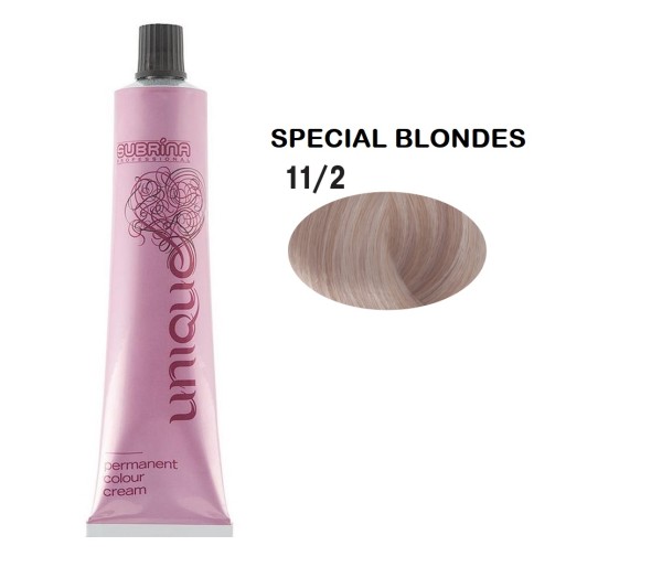 Vopsea de par permanenta Subrina Professional Unique 11/2, Blond Special Perlat, 100 ml