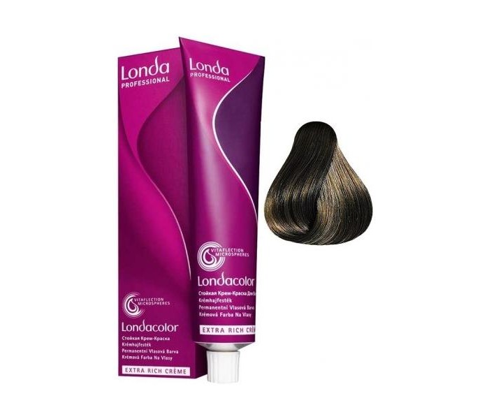 Vopsea permanenta Londa Professional 6/, Blond Inchis Natural, 60 ml