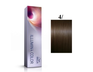 Vopsea permanenta Wella Professionals Illumina Color 4/, Castaniu Mediu, 60 ml 8005610543321