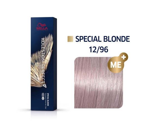Vopsea permanenta Wella Professionals Koleston Perfect 12/96, Blond Special Violet Albastru, 60 ml