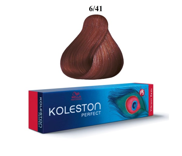 Vopsea permanenta Wella Professionals Koleston Perfect 6/41, 60 ml