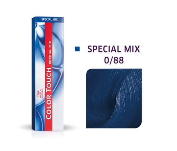 Vopsea semipermanenta Wella Professionals Color Touch 0/88, Albastru Intens, 60 ml