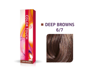 Vopsea semipermanenta Wella Professionals Color Touch 6/7, Blond Inchis Castaniu, 60 ml 8005610546810