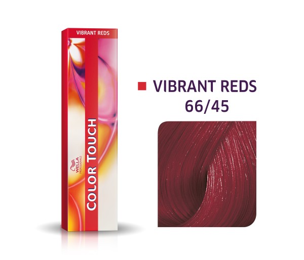 Vopsea semipermanenta Wella Professionals Color Touch 66/45, Blond Inchis Intens Rosu Mahon, 60 ml